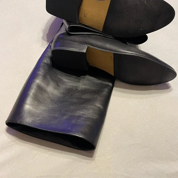 Made in Italy black leather riding boots. Size 9 - Picture 3 of 4